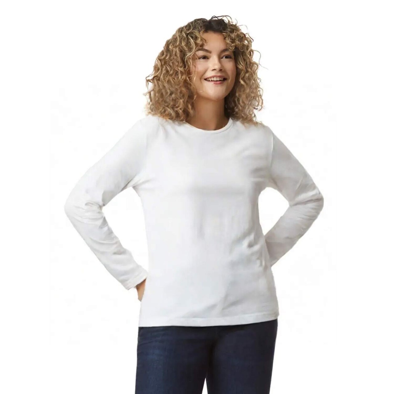 Gildan Softstyle Long Sleeve Crewneck T-Shirt for Everyday Wear, Layering & Custom Printing